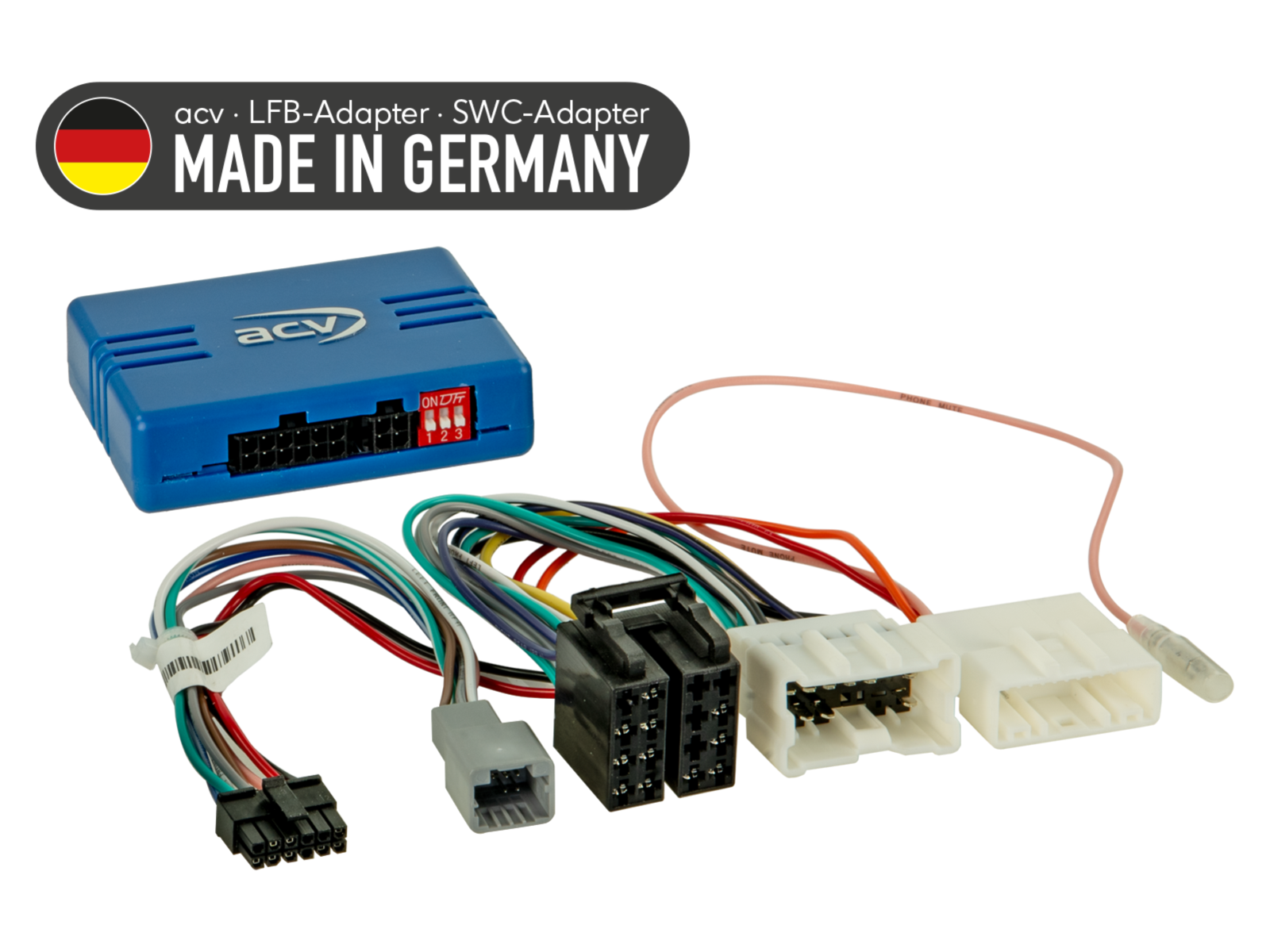 E-shop Adaptér ovládania tlačidiel na volante pre Dacia / Fiat / Nissan / Opel / Renault ACV SWC 42A-1254-009-0