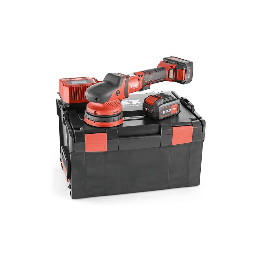 E-shop Aku-excentrická leštička v sade FLEX XCE 8 125 18.0-EC/5.0 Set