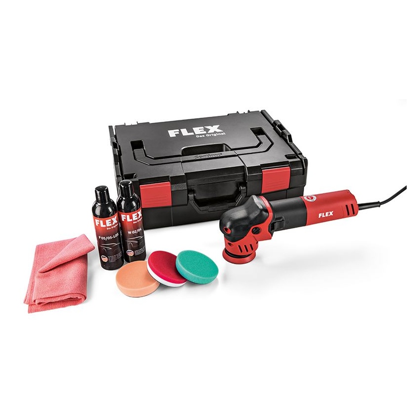 E-shop Excentrická leštička v sade FLEX XFE 7-12 80 P-Set