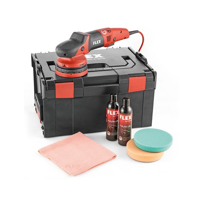 E-shop Excentrická leštička v sade XCE 10-8 125 P-Set