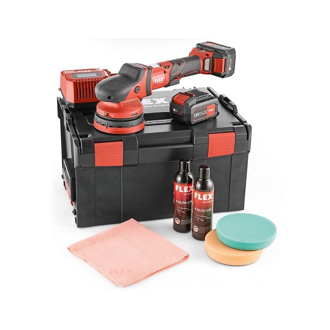 E-shop Aku-excentrická leštička v sade XCE 8 125 18.0-EC/5.0 P-Set
