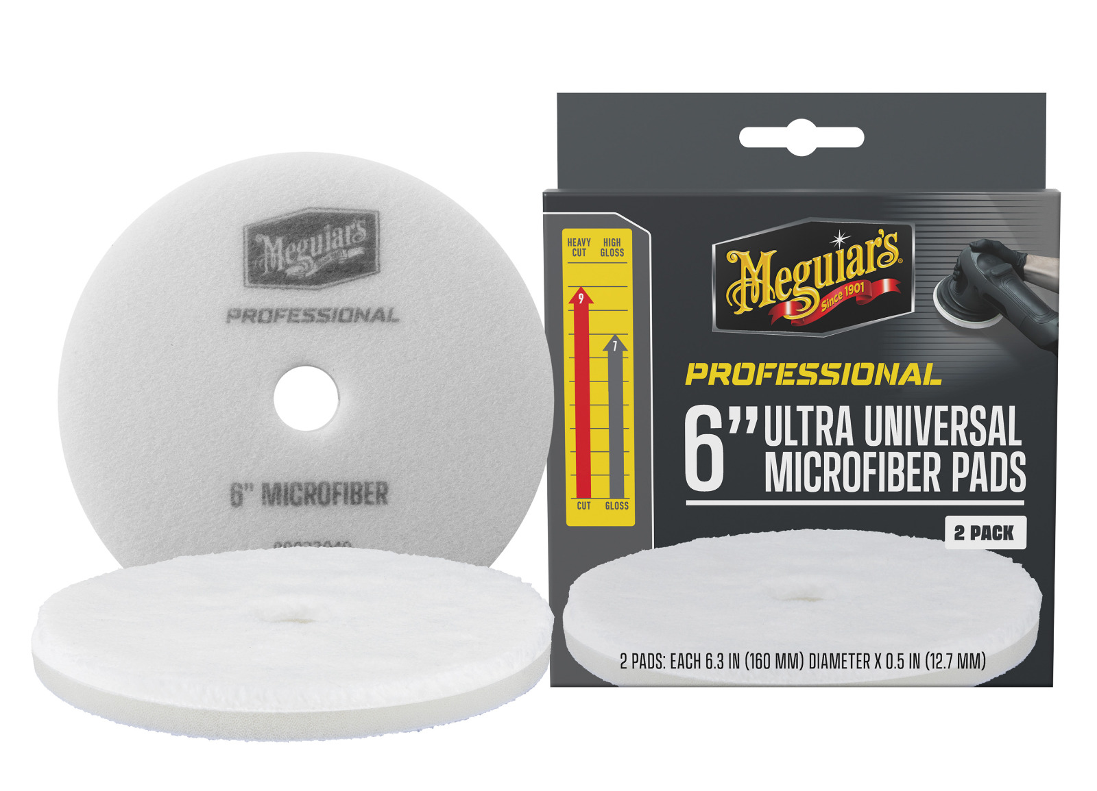 E-shop Mikrovláknové kotúče Meguiar's Professional Microfiber Pad 6" (2 Pack)