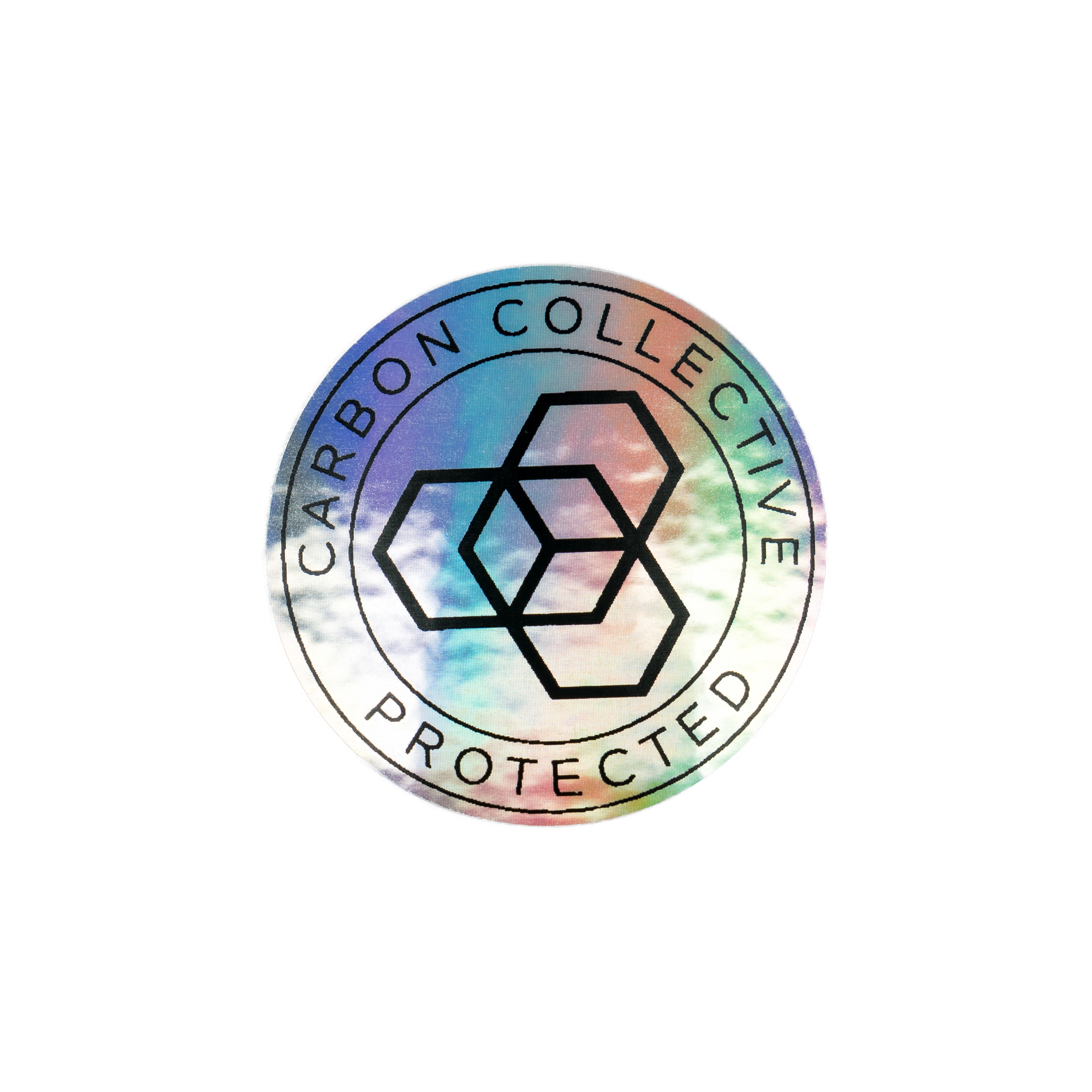 E-shop Samolepka Carbon Collective Oil Slick Protected Seal 40 mm