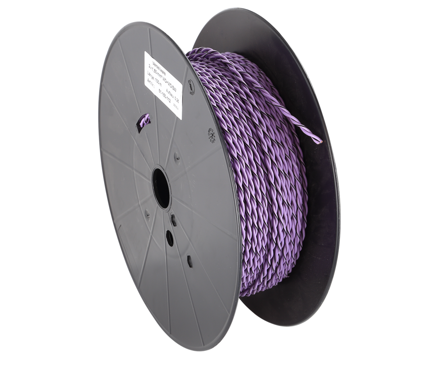 E-shop Reproduktorový kábel ACV FLRY Twisted purple/purple-black 150