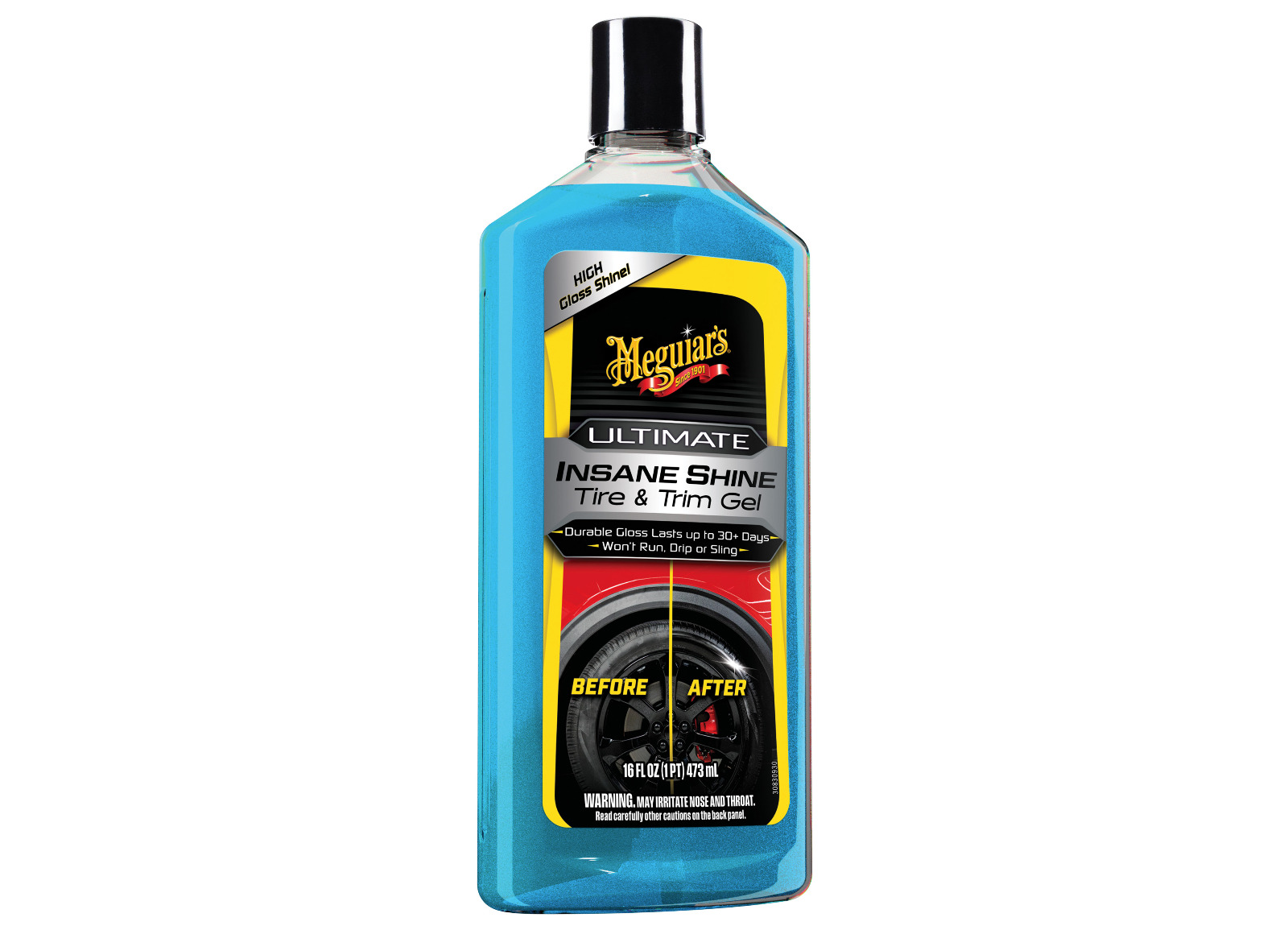 E-shop Lesk na pneumatiky a nelakované plasty Meguiar's Ultimate Insane Shine Tire &amp; Trim Gel (473 ml)