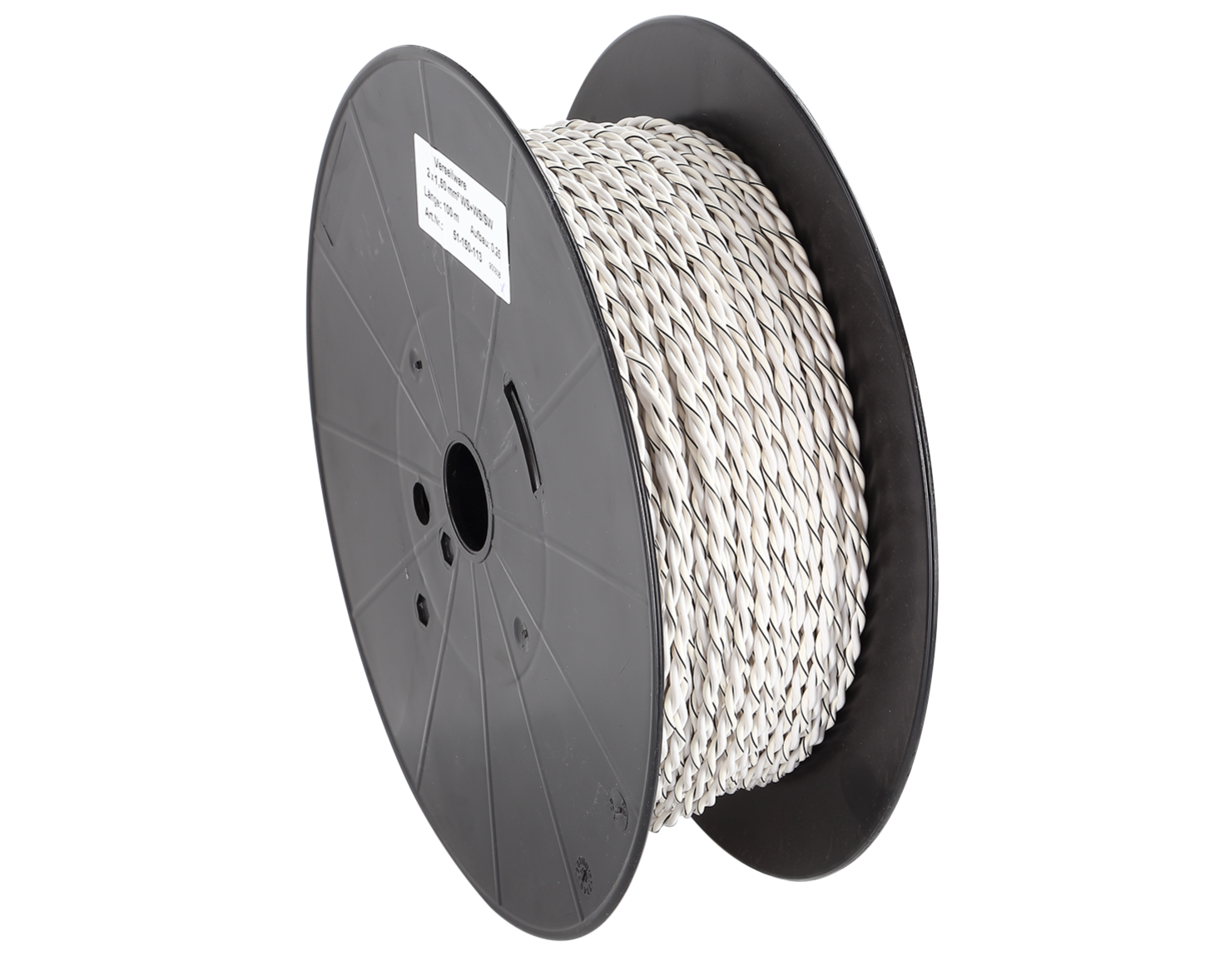 E-shop Reproduktorový kábel ACV FLRY Twisted whtie/white-black 150