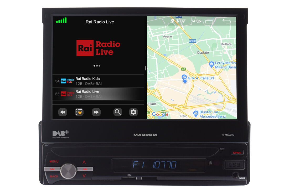 E-shop Autorádio Macrom M-AN6560DAB