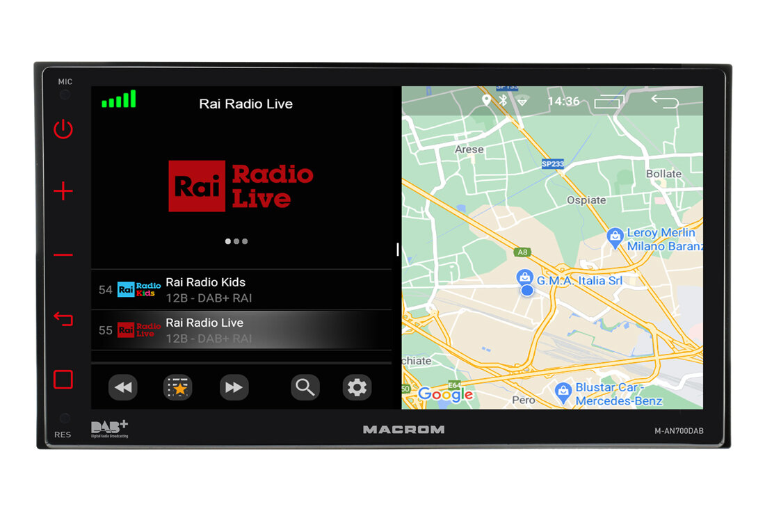E-shop Autorádio Macrom M-AN700DAB