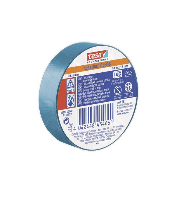 E-shop Izolačná páska Tesa 53988 PVC 15/10 modrá