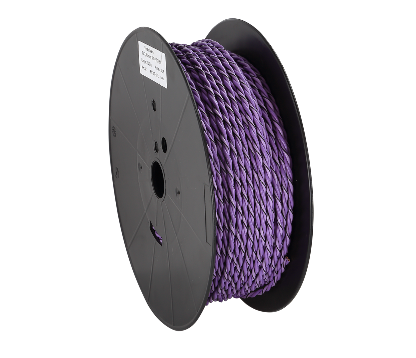 E-shop Reproduktorový kábel ACV FLRY Twisted purple/purple-black 250
