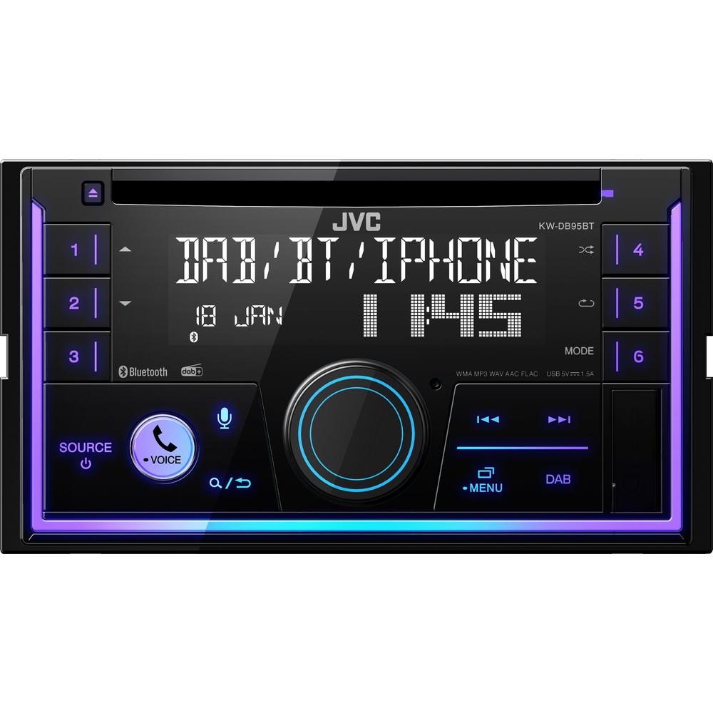 E-shop 2DIN autorádio JVC KW-DB95BT