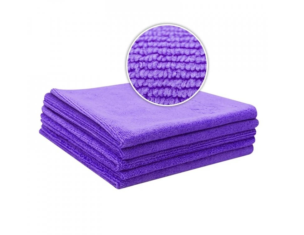 E-shop Mikrovláknová utierka Liquid Elements All-Purpose Purple Microfiber Cloth Value Set of 5 - 310 GSM 40 x 40 cm
