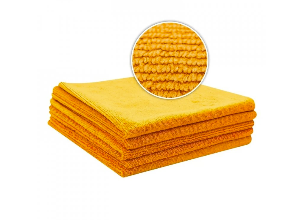 E-shop Mikrovláknová utierka Liquid Elements All-Purpose Orange Microfiber Cloth Value Set of 5 - 310 GSM 40 x 40 cm