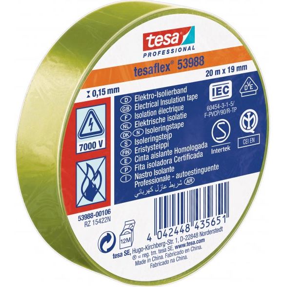 E-shop Izolačná páska Tesa 53988 PVC 19/20 žltá
