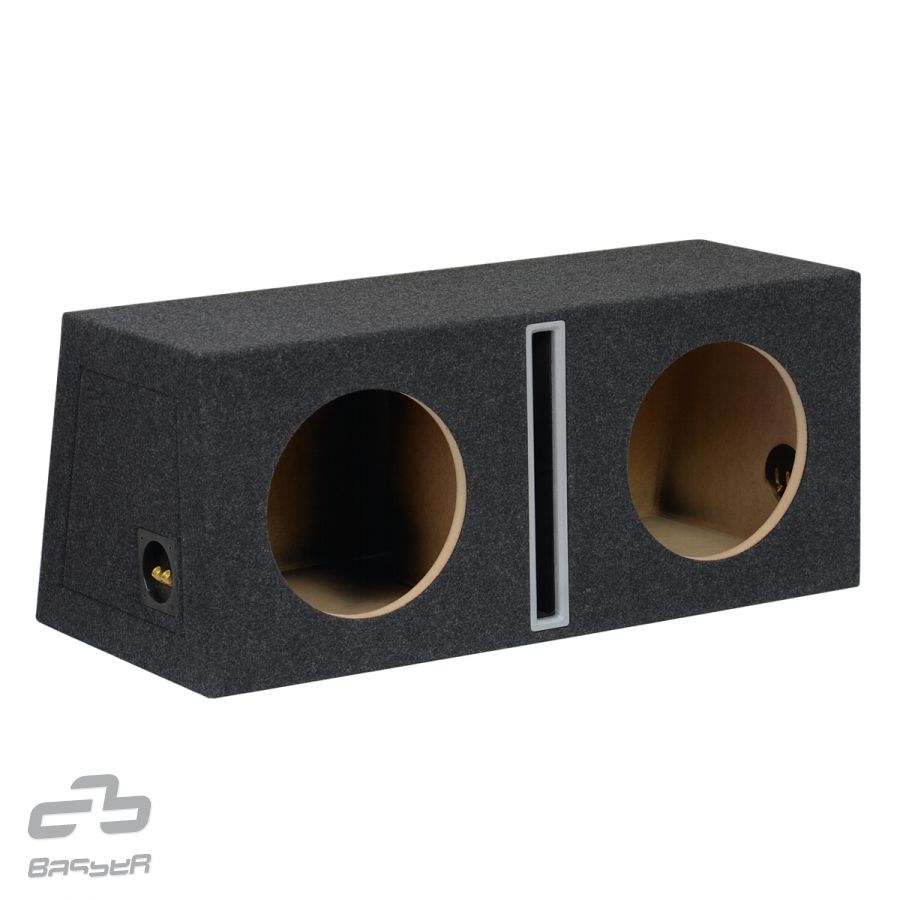 Bassreflexová dvojitá ozvučnica Basser B1035SX2 Black