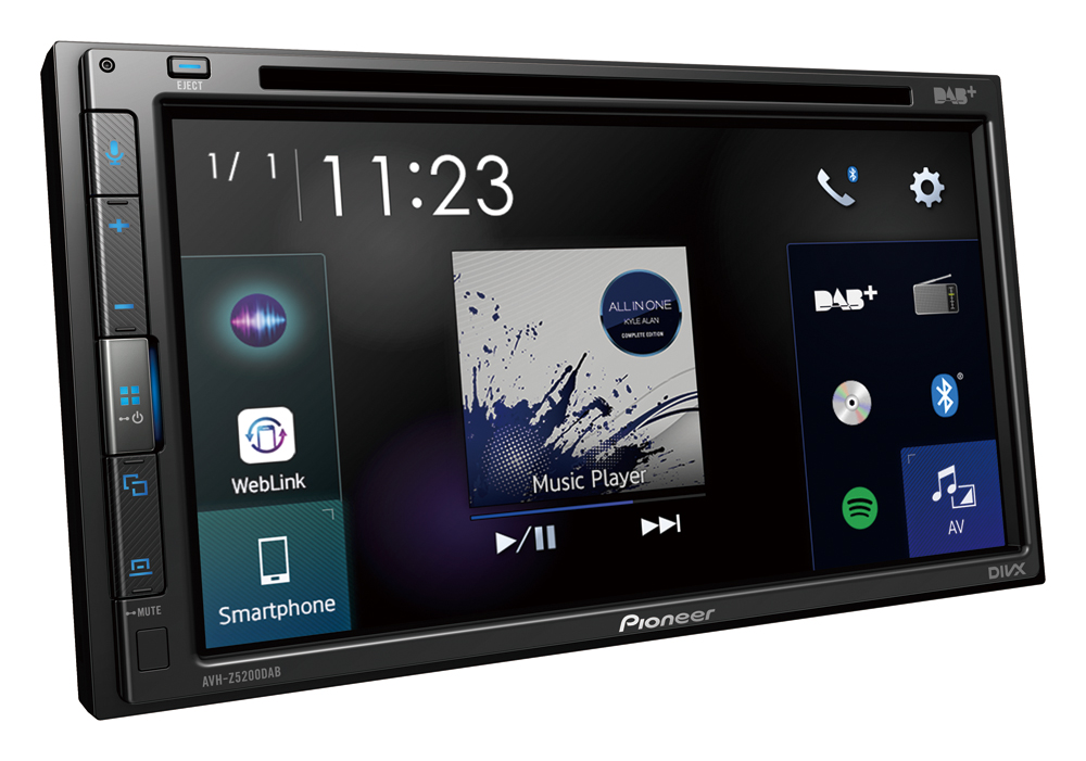 2DIN autorádio Pioneer AVH-Z5200DAB.