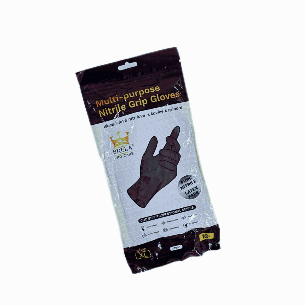 E-shop Chemicky odolné nitrilové rukavice Brela Pro Care CDC Grip Nitril - XL (balenie 10 ks)