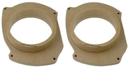 MDF redukcie pod reproduktory pre Nissan Navara