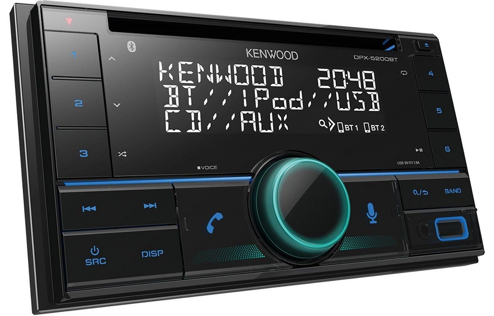 2DIN autorádio Kenwood DPX-5200BT.