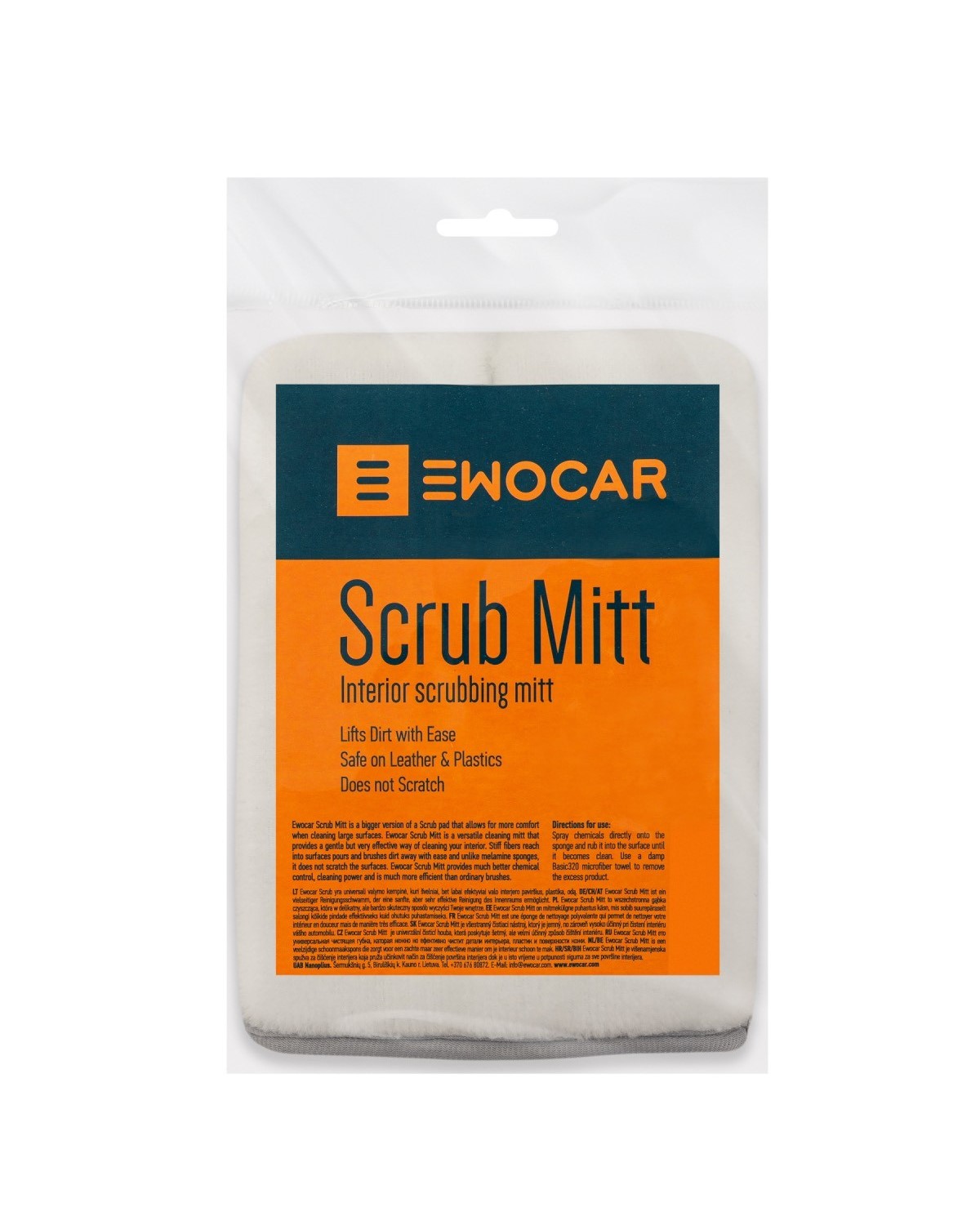 E-shop Čistiace rukavice Ewocar Scrub Mitt
