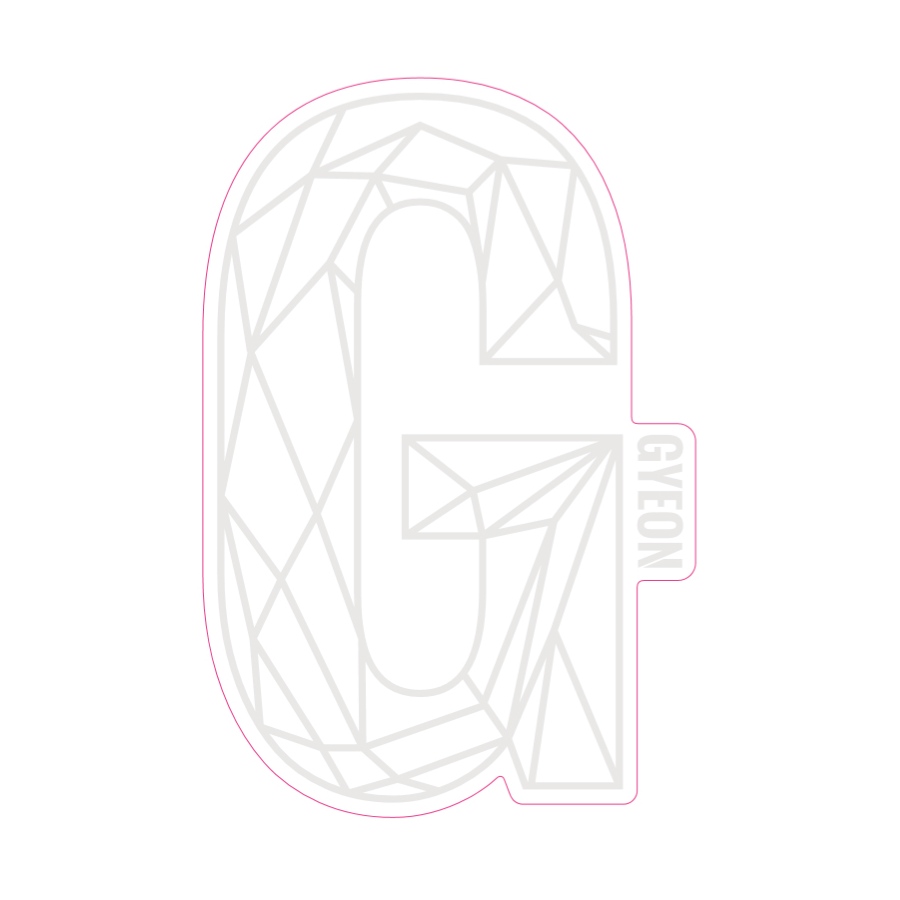 E-shop Samolepka Gyeon G Sticker White (200 mm x 131,3 mm)