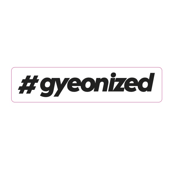 E-shop Samolepka Gyeon #gyeonized Sticker Black (17,9 mm x 100 mm)