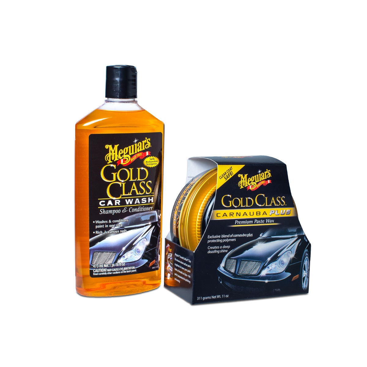 E-shop Základná sada autokozmetiky na umývanie a ochranu laku Meguiar's Gold Class Wash & Wax Kit