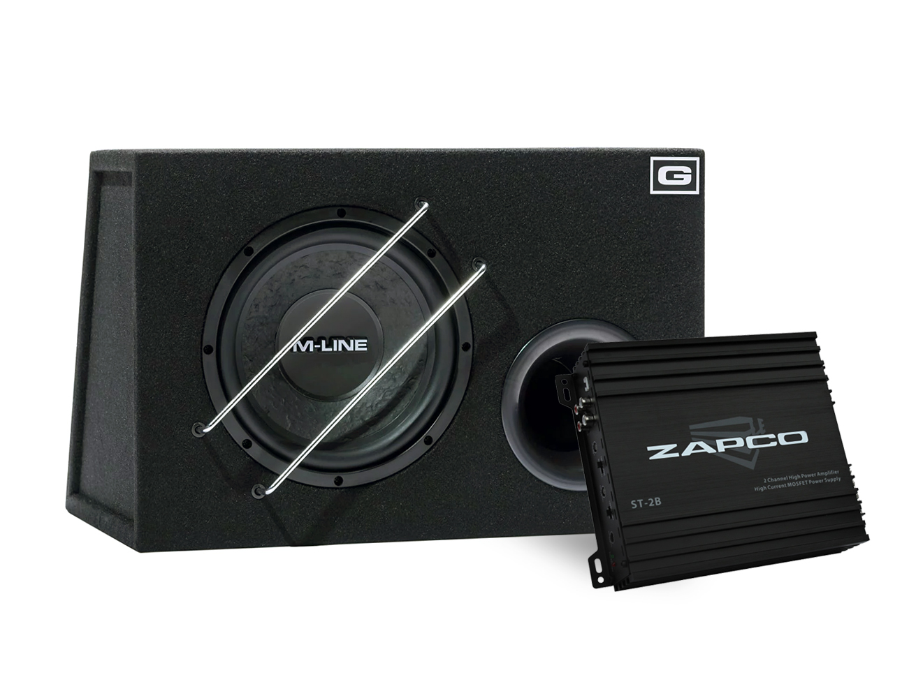 Ahifi set 4 (Gladen M-Line 10 VB + Zapco ST-2B).