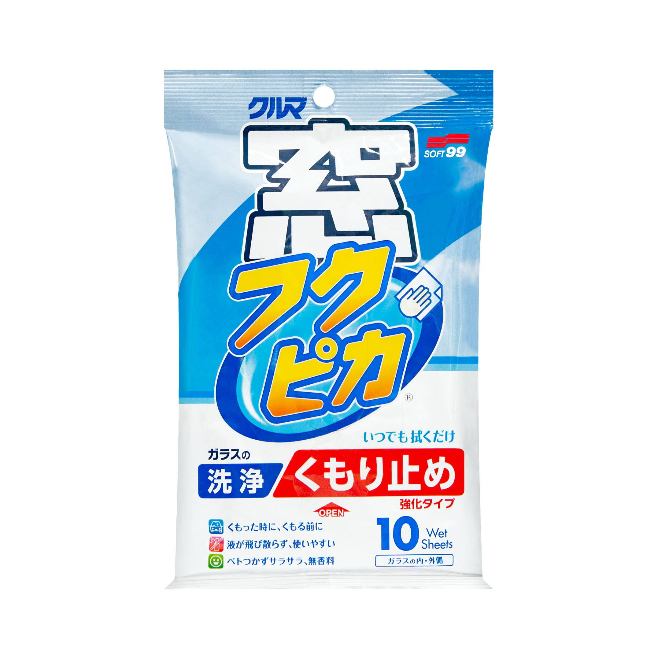 E-shop Čistiace obrúsky na sklá Soft99 Glass Cleaning Wipes (10 ks)
