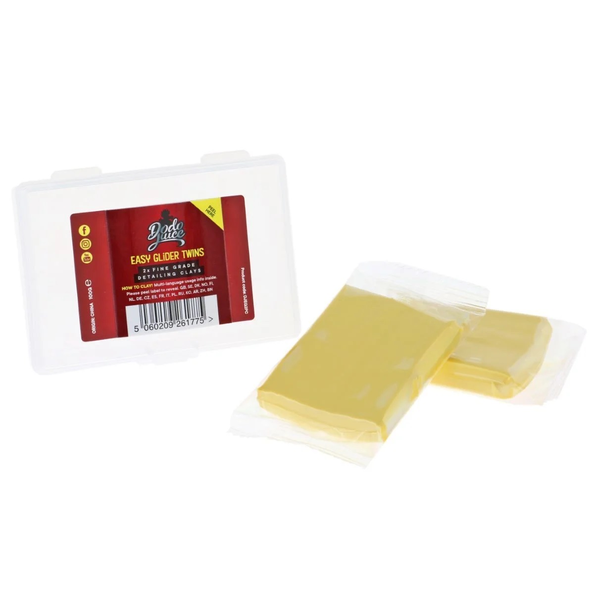 E-shop Jemný clay Dodo Juice Easy Glider Fine Grade Detailing Clay (2 x 50 g)