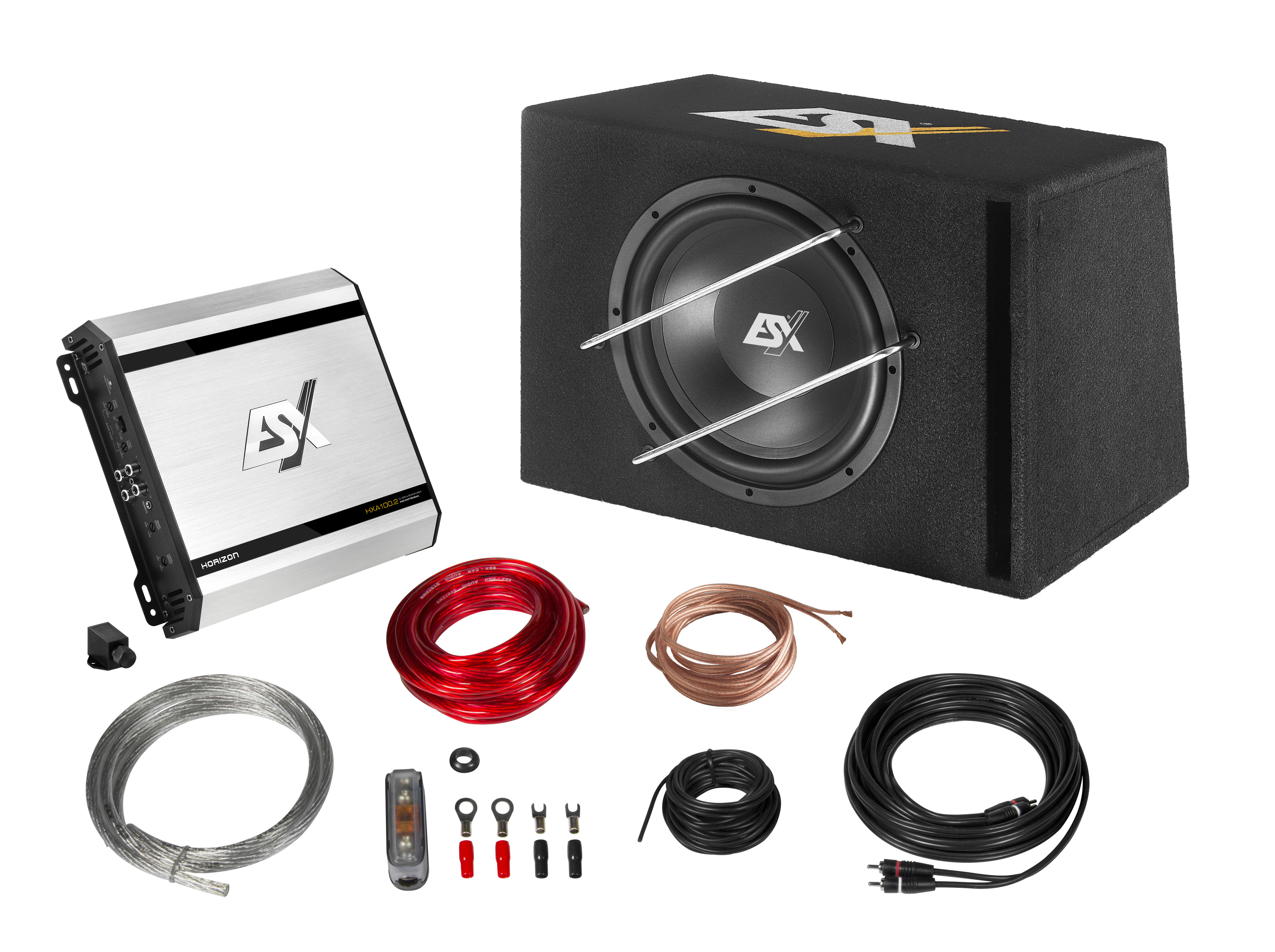 E-shop Set subwoofera a zosilňovača ESX HXP200