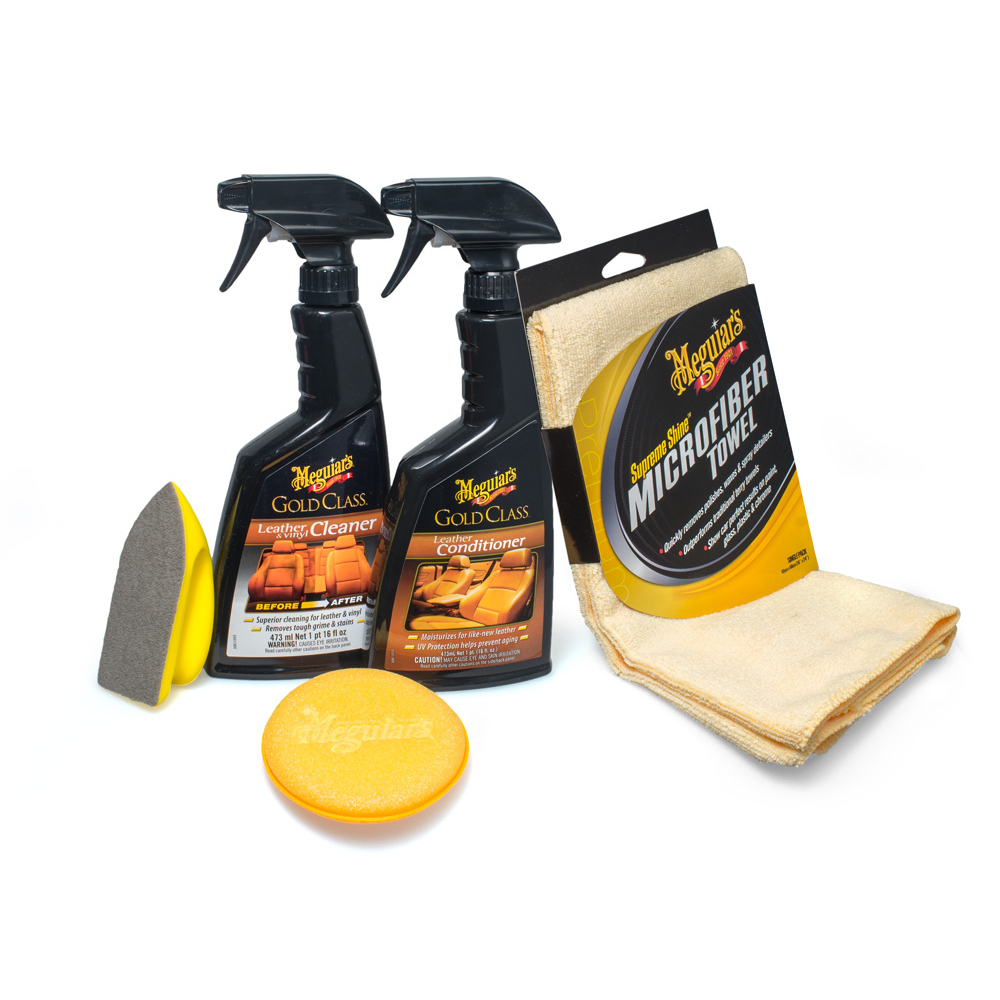 E-shop Kompletná sada autokozmetiky na čistenie a ochranu kožených povrchov Meguiar's Heavy Duty Leather Care Kit