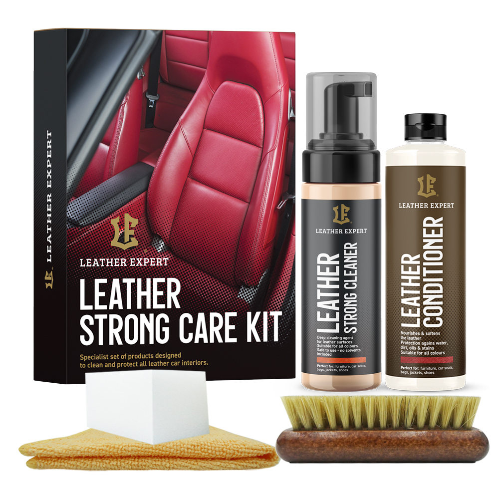 E-shop Set autokozmetiky na kožu Leather Expert - Leather Strong Care Kit