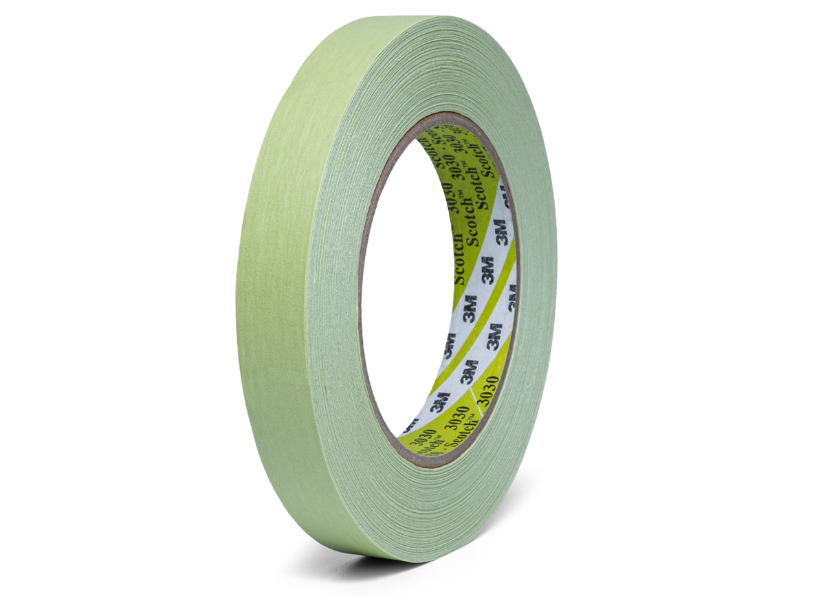 E-shop Vodeodolná maskovacia páska 3M 3030 zelená, rozmer 18 mm x 50 m