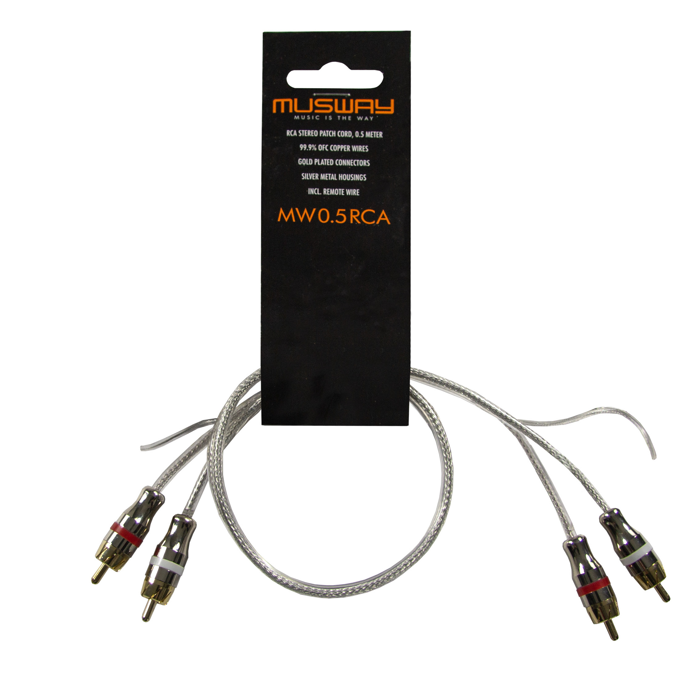 E-shop RCA kábel Musway MW0.5RCA