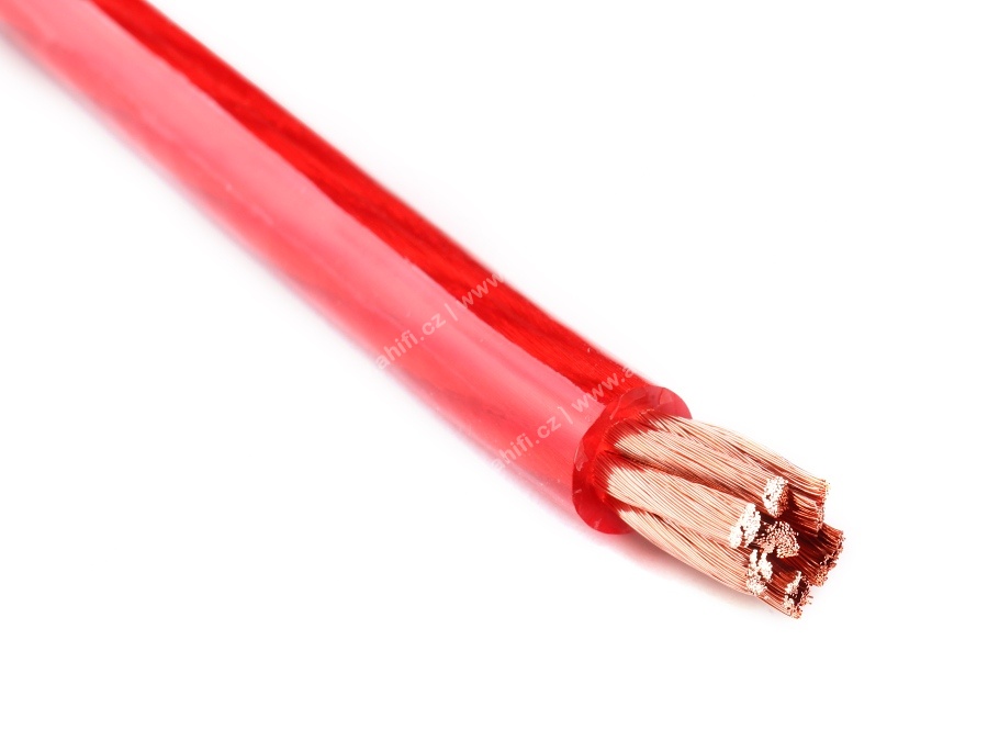 E-shop Červený napájací kábel Gladen PP 50 Red