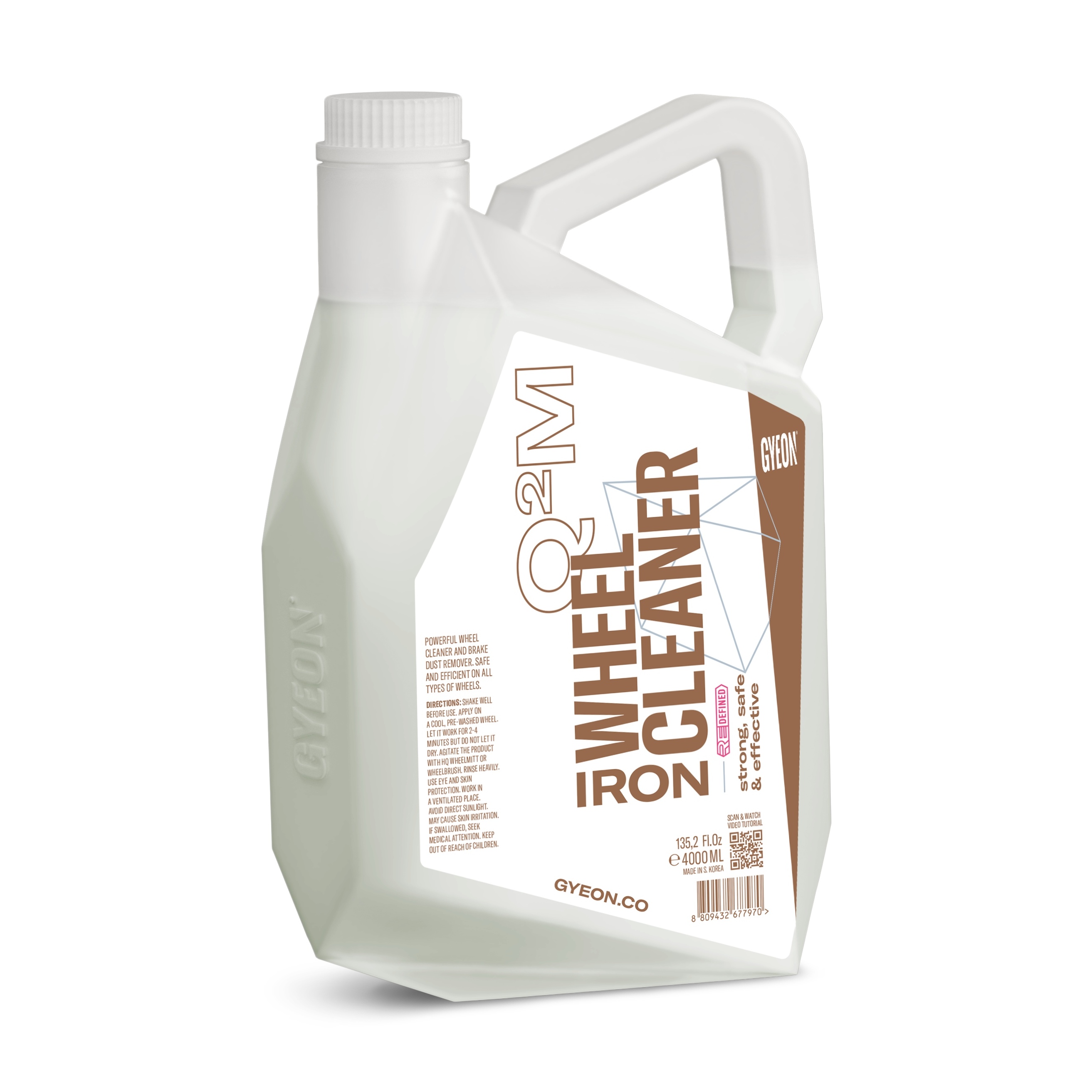 E-shop Čistič kolies Gyeon Q2M Iron WheelCleaner REDEFINED (4 l)