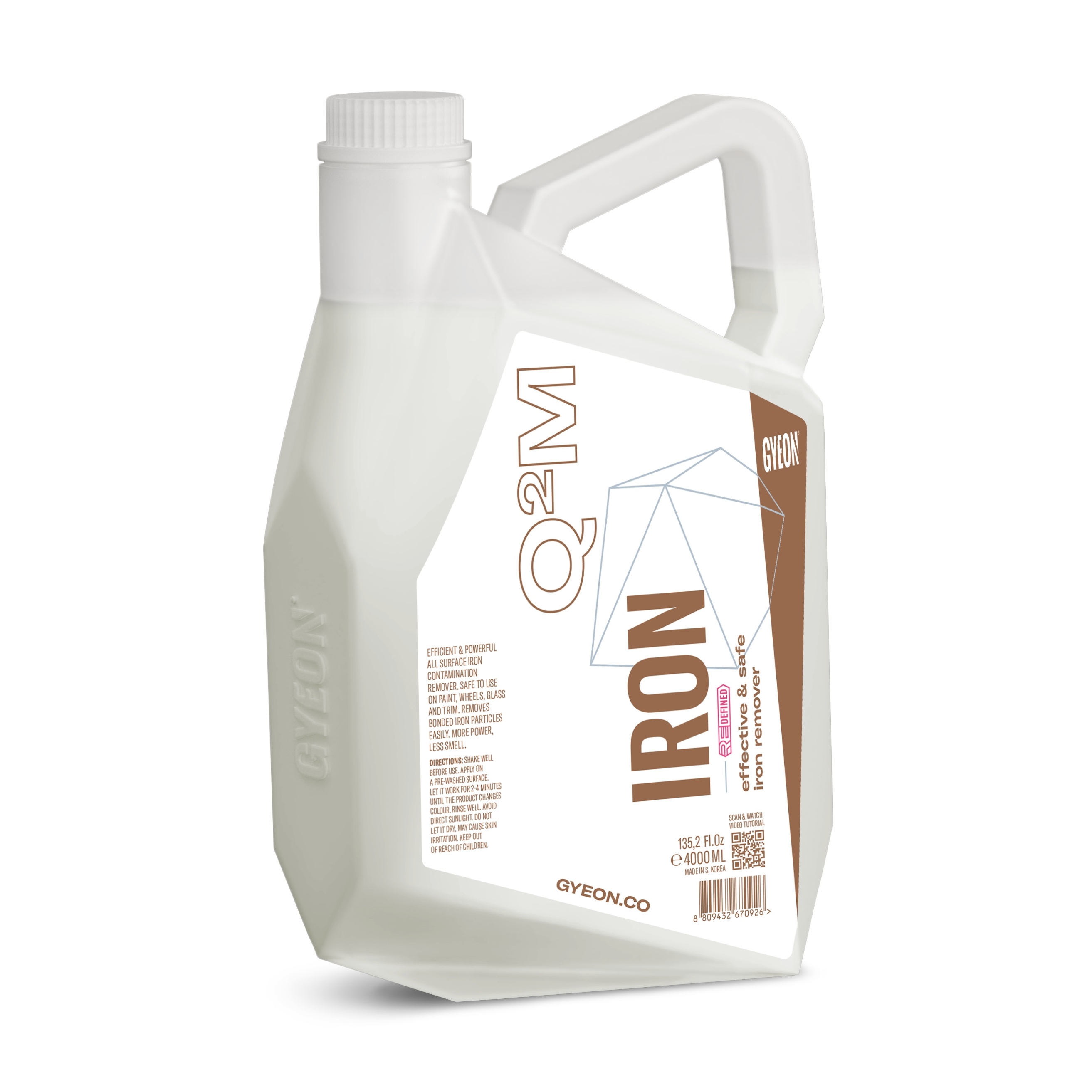 E-shop Odstraňovač vzdušnej hrdze Gyeon Q2M Iron REDEFINED (4 l)