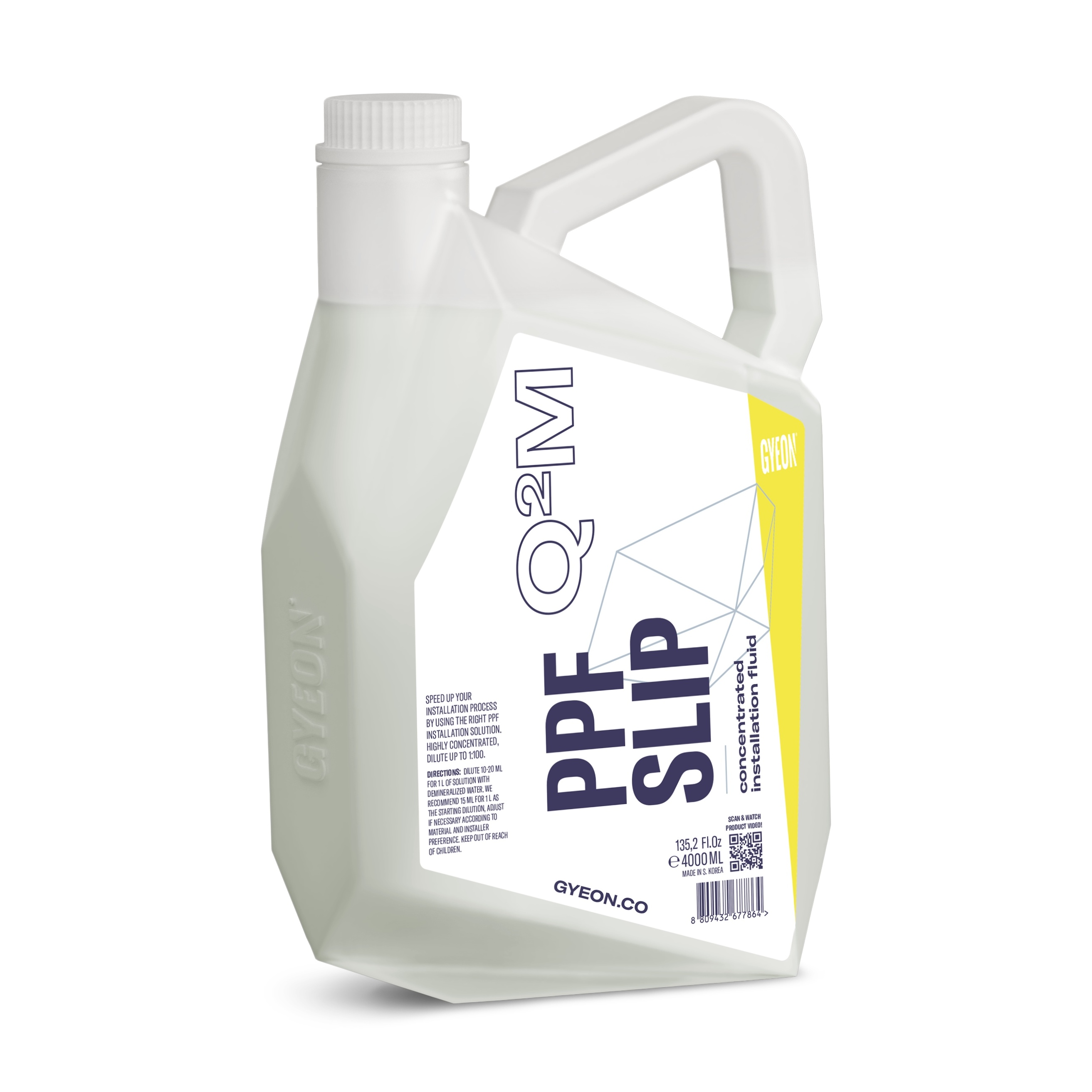 E-shop Lubrikant na aplikáciu PPF fólií Gyeon Q2M PPF Slip (4 l)