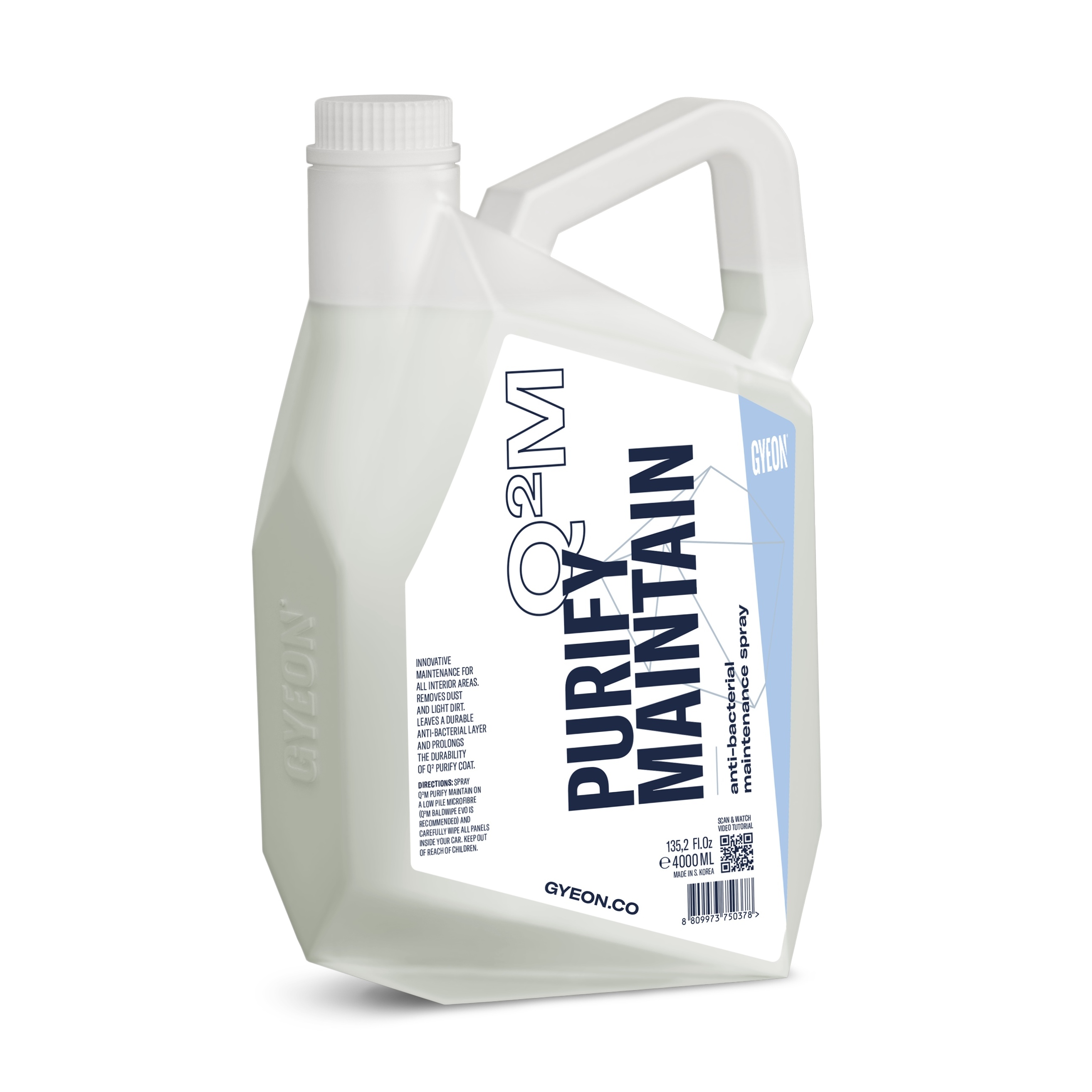 E-shop Antibakteriálny čistič a ochrana interiéru Gyeon Q2M PurifyMaintain (4 l)