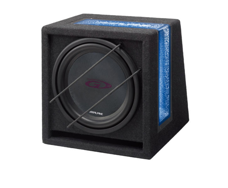 Subwoofer v boxe Alpine SBG-1044BR.