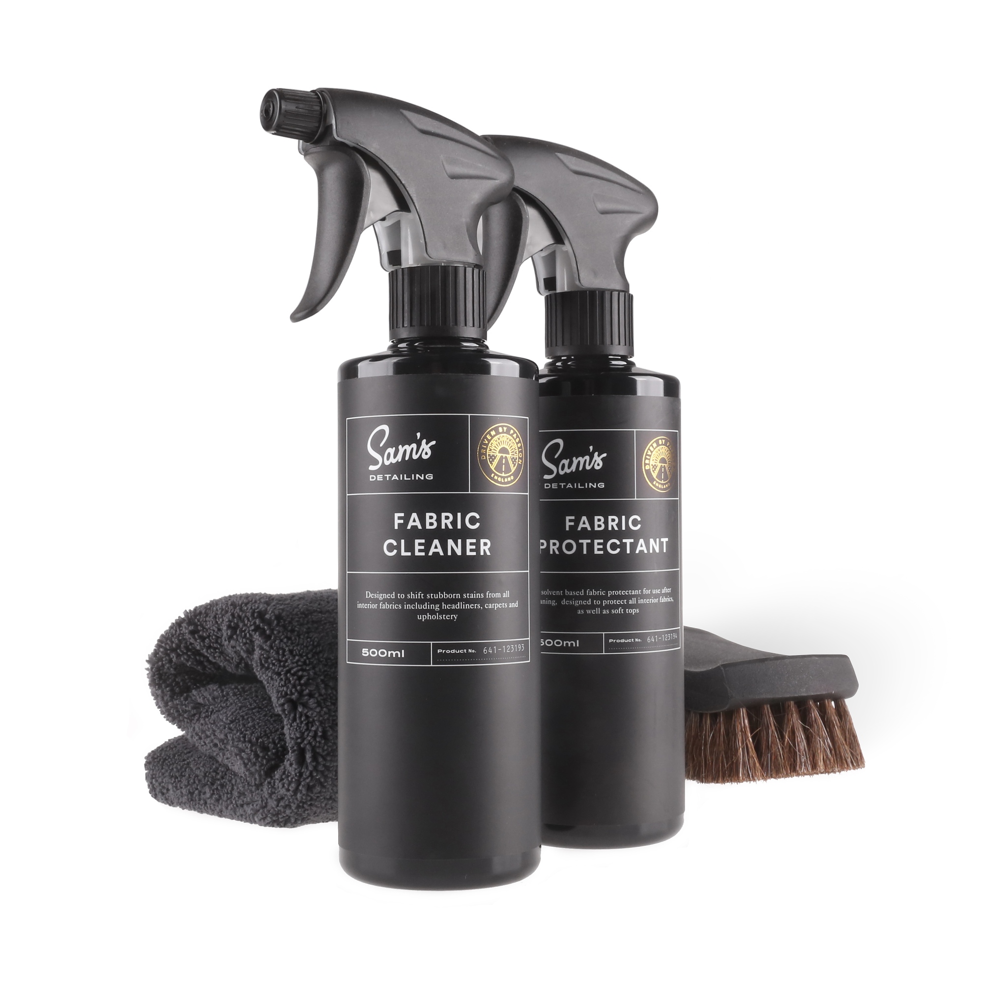 Sada na čistenie a ochranu textilu Sam's Detailing.