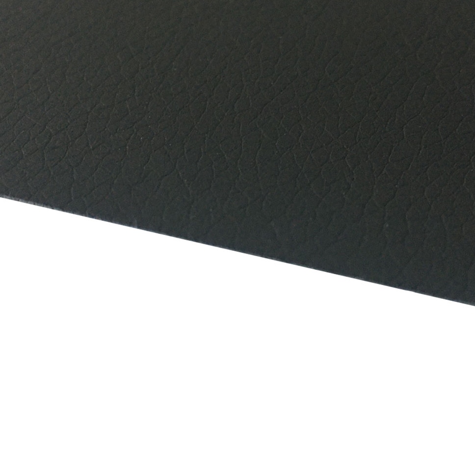 E-shop Samolepiaca čierna umelá koža SGM Leather Black AD