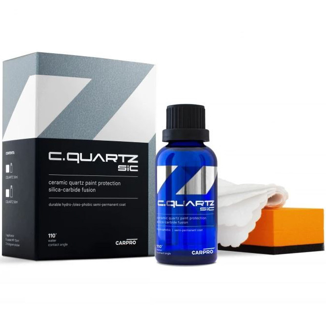 E-shop Keramická ochrana laku CarPro CQuartz SiC Kit Pack (30 ml)
