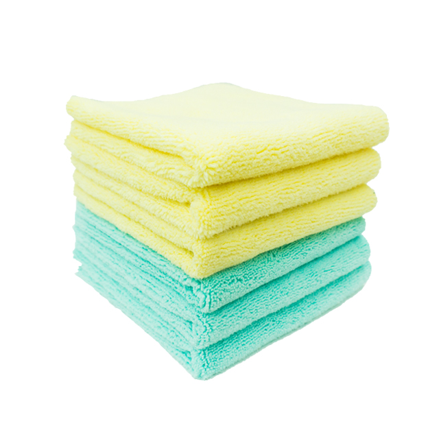 E-shop Sada mikrovláknových utierok Purestar Two Face Buffing Towel Yellow/Mint