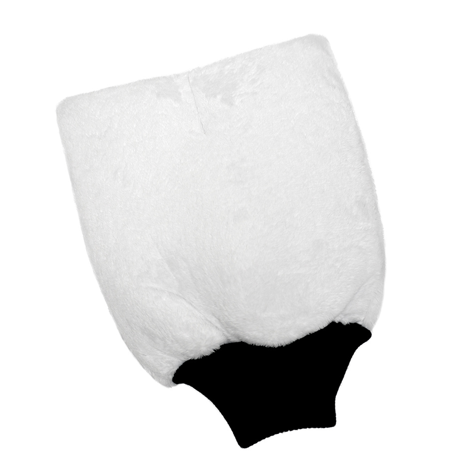 E-shop Mikrovláknová umývacia rukavica Purestar Plush Wash Mitt White