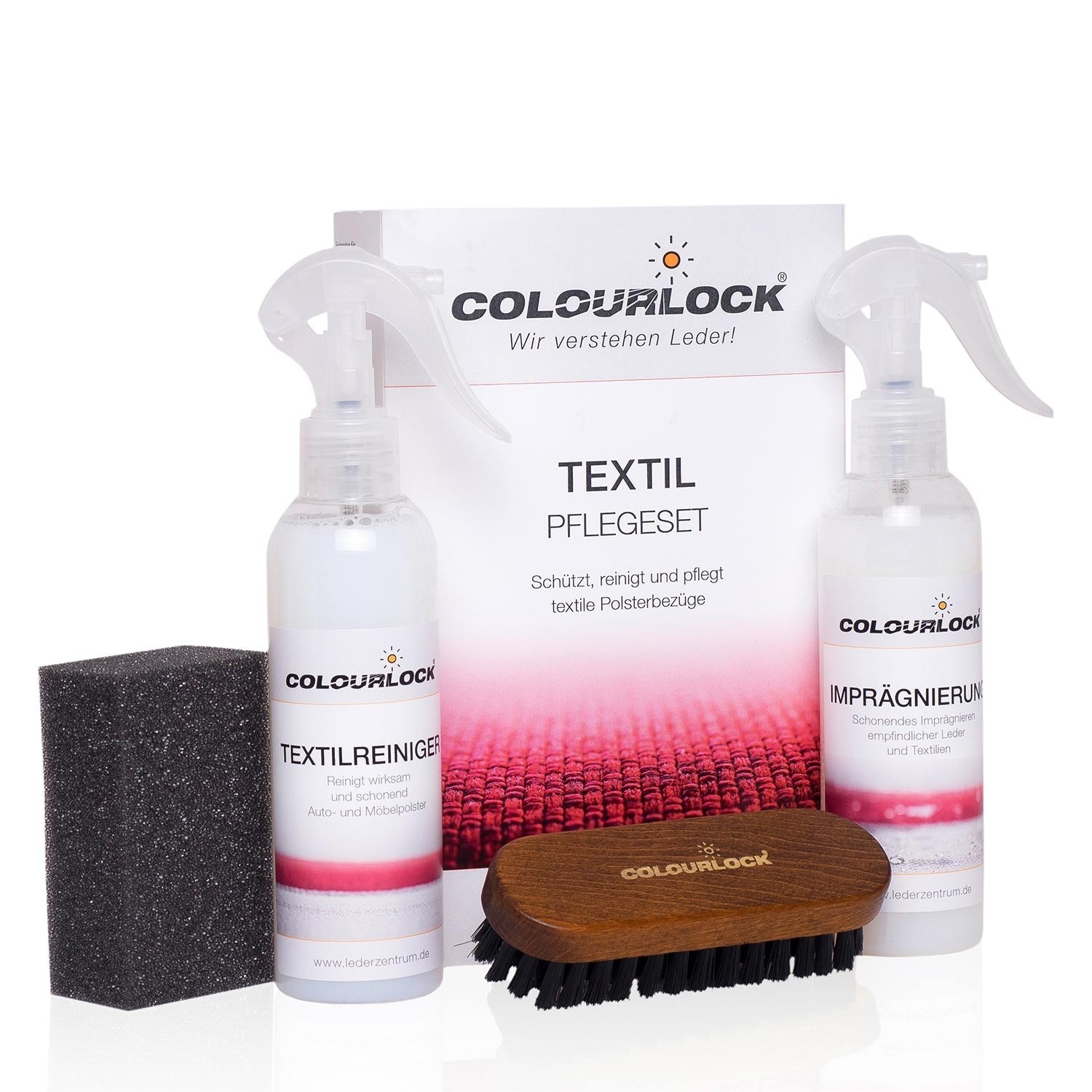 E-shop Čistiaca a ošetrujúci sada na textilné čalúnenie Colourlock Textil Pflegeset