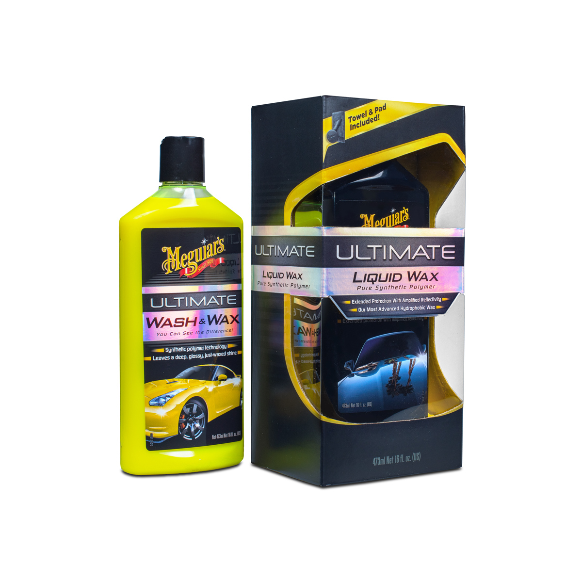 E-shop Základná sada autokozmetiky na umývanie a ochranu laku Meguiar's Ultimate Wash & Wax Kit