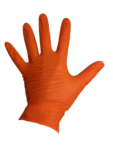E-shop Chemicky odolná nitrilová rukavica Black Mamba Orange Nitrile Glove - XL