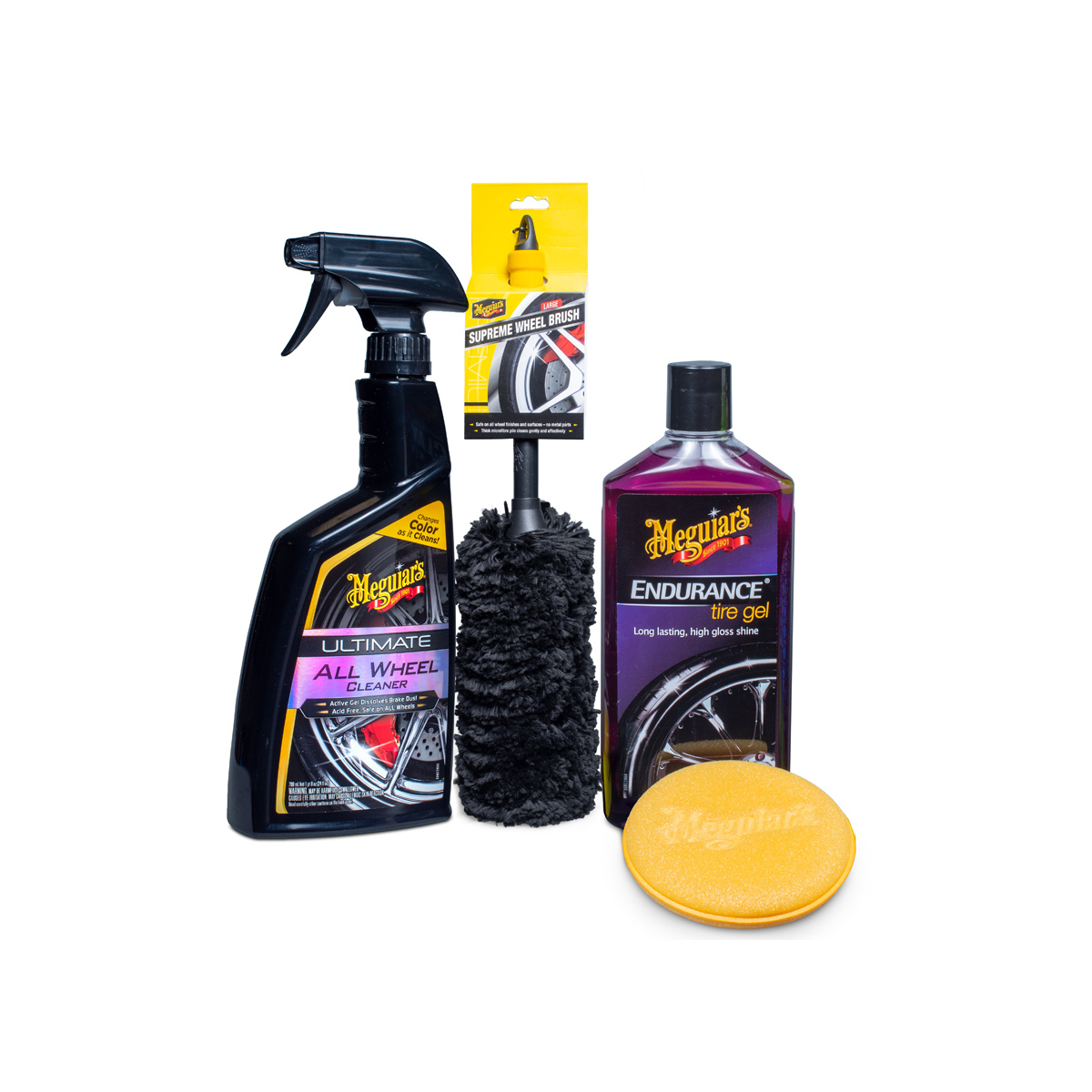 E-shop Kompletná sada autokozmetiky na umývanie a ochranu kolies a pneumatík Meguiar's Wheel & Tire Kit